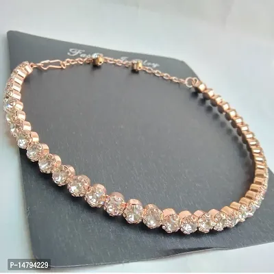 Diamond necklace with earings for whomen girls-thumb2