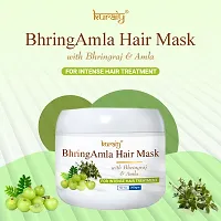 KURAIY BHRING AMLA Hair Mask for Dry Damaged Hair Smoothing Curly Hair Care Protein Brighten Moisturizing Repair PACK OF 1-thumb2