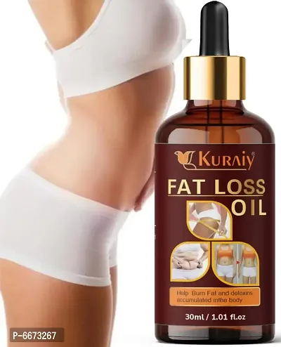Kuraiy Premium Fat Loss Oil - A Belly fat reduce oil/ weight loss massage oil/ fat burner oil for women/ slimming oil (30 ml)