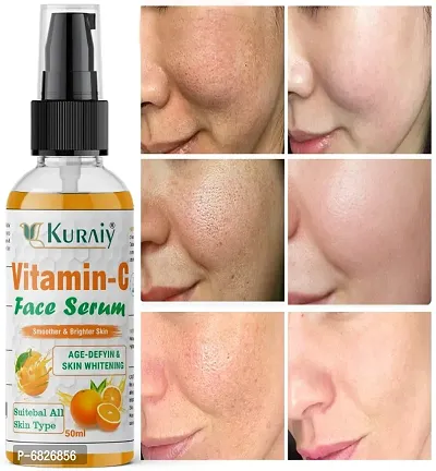 Kuraiy Vitamin C Face Serum - Skin Brightening Serum , Anti-Aging, Skin Repair, Supercharged Face Serum, Dark Circle Face Serum -50 ml