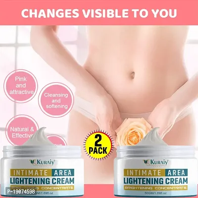 KURAIY Body Whitening Cream Private Parts Underarm Bleaching Serum Remove Melanin Pigmentation Brighten Inner Thigh Intimate Dark-thumb0