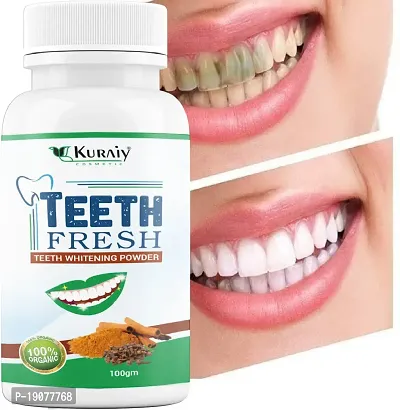 KURAIY Teeth Whitening Powder Remove Plaque Stains Toothpaste Fresh Breath Oral Hygiene Dentally Tools Teeth Care Remove Tartar-thumb0