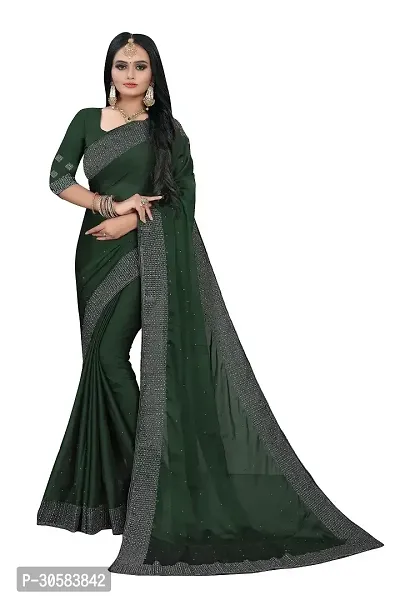 Beautiful Chiffon Saree With Blouse Piece For Women