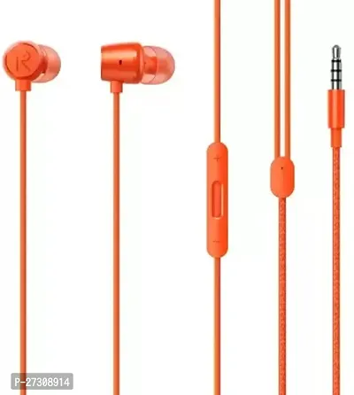 Stylish Buds 2 Wired Headset Orange In The Ear-thumb0