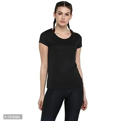 Trendy Poly Blend T-Shirt for Women-thumb0