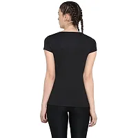 Trendy Poly Blend T-Shirt for Women-thumb2