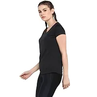 Trendy Poly Blend T-Shirt for Women-thumb3