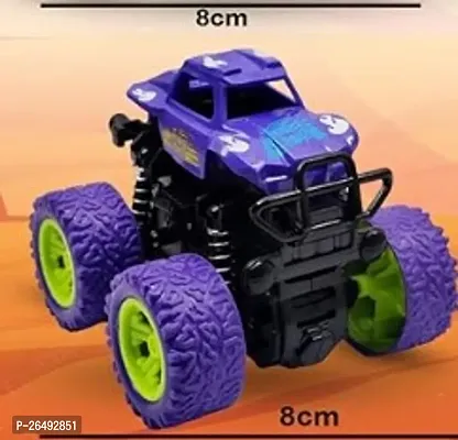 Monster Truck Toys - Push And Go Toy Trucks Friction Power Toys - Blue