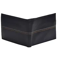 FASHION VILLA  Black Leather Wallet-thumb1