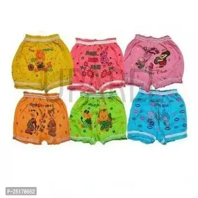 Stylish Multicoloured Cotton Briefs For Unisex Pack Of 6