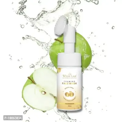 White Leaf Pimple Control; Normal To Dry Skin Apple Cider Vinegar(Face Brush) Face Wash  (100 ml)