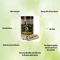 Herbal 100 mm King Size Leaf Rolls Ready To Use Cones Jar Of 25 Pcs Pack With 1 Fillings Stick Super Slow Burning-thumb3