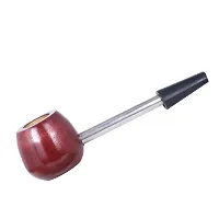 Herbal Captain Tobacco Pipe Steel Finished Smoking Pipe With Brass Bong Filters Screen Filter Durable Handmade-thumb4