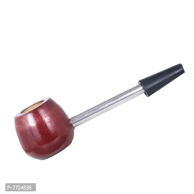 Herbal Captain Tobacco Pipe Steel Finished Smoking Pipe With Brass Bong Filters Screen Filter Durable Handmade-thumb5