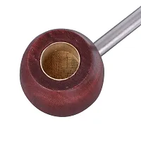 Herbal Captain Tobacco Pipe Steel Finished Smoking Pipe With Brass Bong Filters Screen Filter Durable Handmade-thumb3