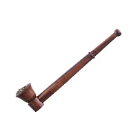 Herbal Free Style Tobacco Pipe Smoking Pipe With Removable Pipe give Hard Wood Material Handmade-thumb1