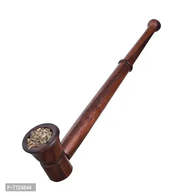 Herbal Free Style Tobacco Pipe Smoking Pipe With Removable Pipe give Hard Wood Material Handmade