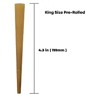 Herbal PreRolled Cones Classic King Size Rolling Papers With Filter Tips 110 mm Long Cones Party Pack 100 Count-thumb2