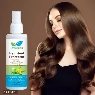 JOYHERBS Natural Hair Heat Protection Spray For Hair Straightener Keratin Oil Treatment Hair Spray (100 ml)