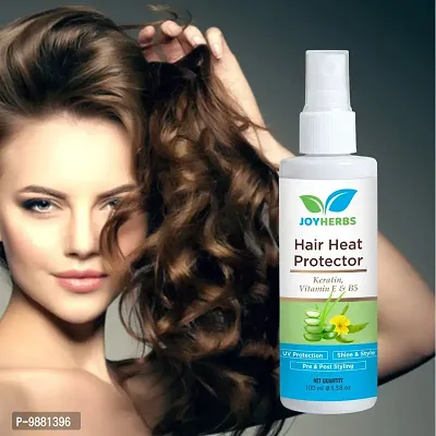 JOYHERBS Natural Hair Heat protector with Hair Heat Protection Spray Hair Spray (100 ml)-thumb0