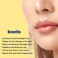SWOSH Lip Lightening Serum Roll On 10 ML for Visibly Soft and Plump and Lightens Dry and Dark Lips To Pink(Orange Oil and Vitamin E) 100% Vegan, Natural - Paraben and Sulfate Free-thumb1