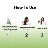 JOYHERBS Hair Heat protector Spray for Hair Straightening, Anti Frizz and Smoothing Hair Spray (100 ml)-thumb3