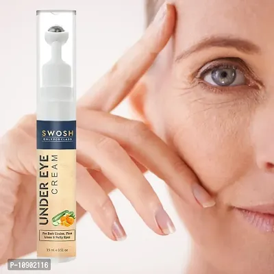 SWOSH Under Eye Cream for Dark Circles - 15ml, for All skin type-thumb0