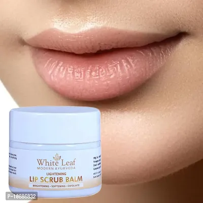 White Leaf This lip scrub is reducess tanning and darkness. Strawberry  (20 g)