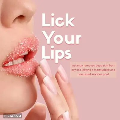 JOYHERBS Natural Lip Scrub For Dark Lips To Lighten Pink For Women And Men For Pigmented Lips 20 Gram(PACK OF 2) | Lip Brightening, Lip Whitening Scrub For Dark Lips, Dull, Dry And Chapped Lips-thumb5