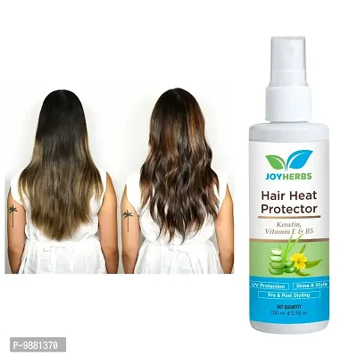 JOYHERBS Heat Protection Spray With Argan Oil, Grapes Seed And Heat Protector Spray Hair Spray (100 ml)