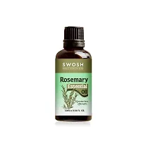 SWOSH Rosemary Oil for Dry Hair  Scalp - 10 ml (0.34 fl oz) - Natural Essential Oil for Healthy Hair, Skin  Diffuser-thumb1