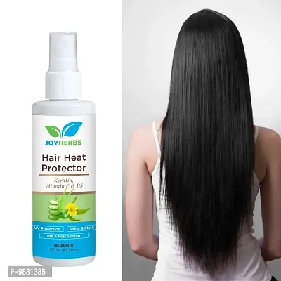 JOYHERBS Natural Hair Heat Protection Spray For Hair Straightener Protects Heat Damage Hair Spray (100 ml)