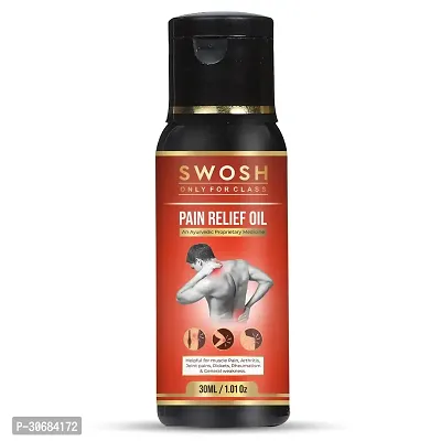 SWOSH Ayurvedic Body Pain Relief Oil 30 ml For Joint Pain and Muscle Reliver Oil - A Blend of Natural Oils-thumb0