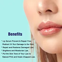 JOYHERBS Lip Lightening Lip Serum Roll On For Dry and Dark Lips to Pink Lips 10 ML (Pack of 2) For Visibly Plump, Glossy, Shiny and Soft Lips | Vitamin E, Orange Oil and Fragrance - Paraben Free-thumb1