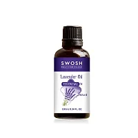 SWOSH Pure and Natural Lavender Essential Oil 10 ml (0.34 fl oz) for Healthy Skin and Hair-thumb1