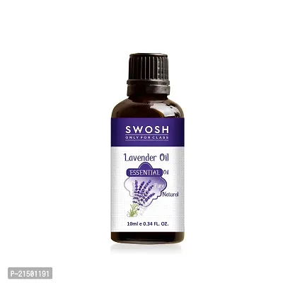 SWOSH Pure and Natural Lavender Essential Oil 10 ml (0.34 fl oz) for Healthy Skin and Hair-thumb2