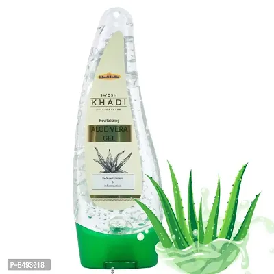 SWOSH Aloe Vera Gel Hydrating Skin Brightening Light Quick Absorbing Soothe 120G-thumb0