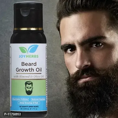 JOYHERBS Beard Growth Oil 30 ML Comb beard and Mooch 20x growth oil Beard Oil