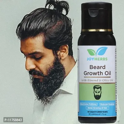 JOYHERBS Best and fast Beard Growth Oil 30 ML natural Beard Oil-thumb0