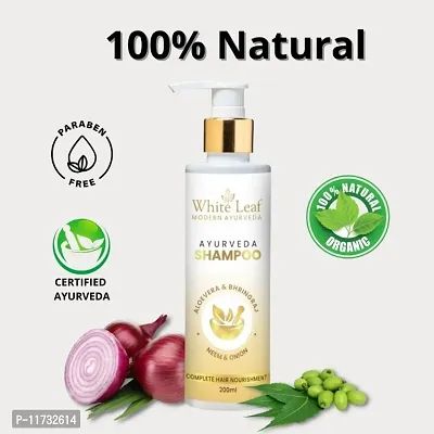 White Leaf Herbal Shampoo With Red