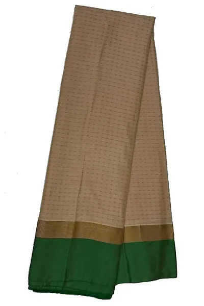 Must Have Art Silk Saree with Blouse piece 