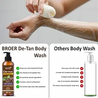 BROER Naturals Coffee De-tan Body Wash or Showe Gel for Deep Cleaning, Removes Excess Oil, Dirt  Grime | For Men  Women Paraben  Sulphate Free - 200ml-thumb4