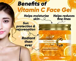 BROER Naturals Vitamin C Facial Gel || Skin Brightening Booster 200gm-thumb1