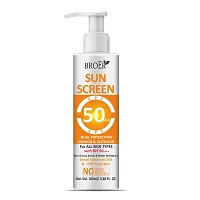 BROER Naturals Sunscreen SPF 50 PA++++, Non Sticky/Non Greasy, Matte Finish For Men  Women | Water Resistance - 100ml-thumb1