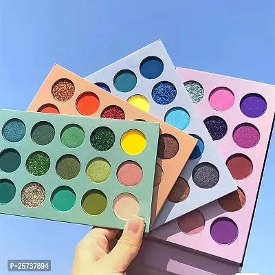 Aabhir Traders Eyeshadow Palette 60 Color Makeup Palette Highlighters Eye Make Up High Pigmented Professional Mattes  Shimmery Finish - Multicolor-thumb3