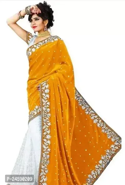 Fancy Cotton Saree With Blouse Piece For Women