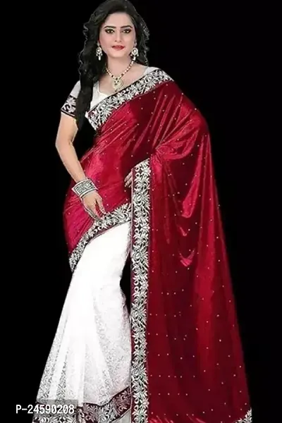 Fancy Cotton Saree With Blouse Piece For Women