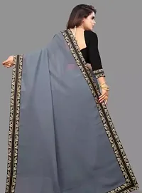 Fancy Cotton Saree With Blouse Piece For Women-thumb1