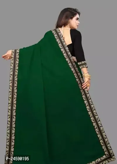 Fancy Cotton Saree With Blouse Piece For Women-thumb2