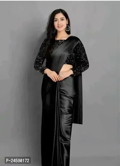 Fancy Cotton Saree With Blouse Piece For Women-thumb0